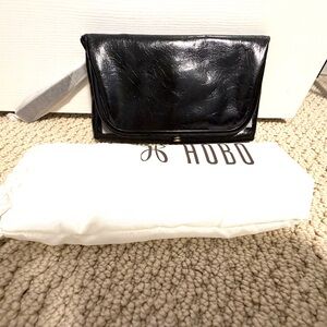HOBO Black Leather Wristlet (new)